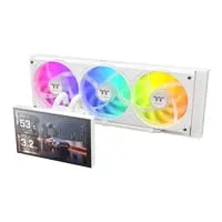 Thermaltake ST360 Ultra ARGB Sync Snow AIO Hydro CPU Cooler, White, 3 x 120mm ARGB PWM Fans, Intel / AMD
