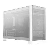 Montech TEN Chassis, White, MicroATX Tower, 1 x 92mm Fan, Multiple Modes, USB 3.2 Gen2x2 / 3.5mm, mATX / mITX