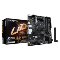 GIGABYTE A520M DS3H WIFI6E Motherboard - Supports AMD Ryzen 5000 Serie