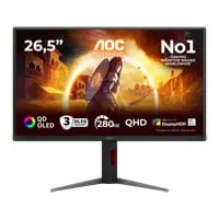 27" AOC AGON Q27G4ZD Gaming Monitor, QD-OLED, 2560 x 1440, 280Hz, G-Sync Compatible, 0.03ms, HDMI 2.1 / DP 1.4