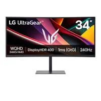 34" LG 34G630A-B UltraGear Monitor, VA, 3440x1440, 1ms, 240Hz, FreeSync Premium, 4000:1, HDR400, HDMI / DP / USB
