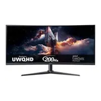 34" Acer Nitro XZ340CUR X0 Gaming Monitor,1500R, VA, 3440 x 1440, 200Hz, FreeSync Premium, 1ms, HDR10, HDMI 2.0 / DP 1.4