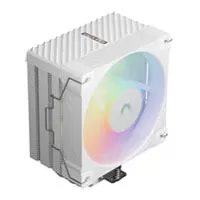 Valkyrie Surge SL125 Air CPU Cooler, Single Tower, White, 4 Heatpipes, 1x 120mm ARGB Fan, Aluminium