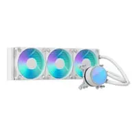 Fractal Design Radius 360 RGB AIO Hydro CPU Cooler, White, 3x 120mm Dynamic 3, Aluminium / Copper, Intel / AMD