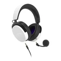 NZXT Relay Headset, White, 7.1 Surround Sound, 40mm Drivers, 3.5mm, Detachable Mic, PC
