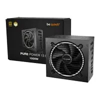 1000W be quiet! Pure Power 13 M, Fully Modular, 80PLUS Gold, QUIET PCIE 5.1 Single Rail, 83.4A, 12V-2x6, ATX3.1 PSU