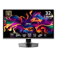 31.5" MSI 321URX QD-OLED Monitor, QD-OLED, 3840 x 2160, 240Hz, 0.03ms, Adaptive Sync, HDR, 150000:1, HDMI/DP/USB