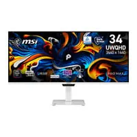34" MSI PRO MAX 341QPXW14G Monitor, QD-OLED, 3440 x 2160, 144Hz, FreeSync Premium Pro, 0.03ms, HDR500, HDMI 2.1 / DP 1.4