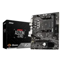 MSI A520M-A PRO motherboard AMD A520 Socket AM4 micro ATX