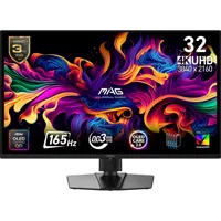 31.5" MAG 322UP QD-OLED E16 OLED Gaming Monitor, 4K 3840x2160, 165Hz, Adaptive Sync, 0.03ms, DP / HDMI / USB-C