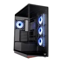 Thermaltake Stage 500 TG ARGB Chassis, Mid Tower, Black, 4x ARGB PWM Fans, USB-C, Back-Connect, mATX / mITX