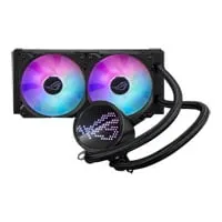 ASUS ROG RYUO III 240 ARGB, Black, 240mm All-in-One Hydro CPU Cooler, 2x120mm PWM Fan, ARGB LEDs, Aluminium/Copper