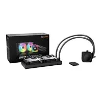 be quiet! Light Loop IO LCD 240mm AIO Cooler, Black, 2.1" LCD Display, 2x Light Wings LX Fans, IO Connector, Intel / AMD