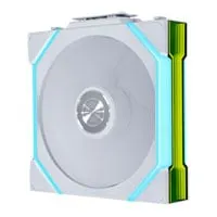 120mm Lian Li Uni Fan SL Flex, White, 7 Reverse Blades, 2000RPM, 65CFM, FD Bearing, PWM + ARGB, L-Connect 3