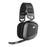 CORSAIR HS80 Headset, Carbon, RGB, Dolby Atmos, 50mm Neodymium Drivers, Wireless, 2.4GHz Slipstream, PC/Playstation