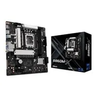 ASRock B860M-X, Intel B860, LGA1851, DDR5, PCIe 4.0, 2x M.2, 2.5GbE, USB 3.2 Gen2x2, mATX