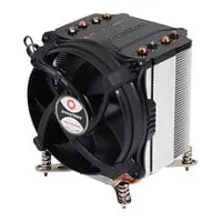 Dynatron Q6 Air CPU Cooler, Black, Single Tower, 4 Heatpipes, 1x 92mm PWM Fan, Aluminium / Copper