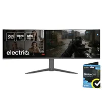 electriQ 49" VA Dual QHD 165Hz UltraWide Curved USB-C Monitor