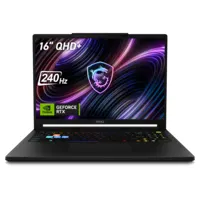 MSI Raider 18 HX A2WH-1401UKY Intel Core Ultra 9 32GB RAM 1TB SSD NVIDIA GeForce RTX 5070 Ti 240Hz 18 Inch Windows 11 Gaming Laptop