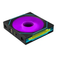 120mm Lian Li Uni Fan SL-INF Flex, Black, 7 Reverse Blades, 2200RPM, 65.7CFM, FD Bearing, PWM + ARGB, L-Connect 3