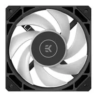 120mm EK-Loop Fan FPT 120 D-RGB Radiator Fans , Black, High-Static Pressure, Upto 2300RPM, FDB Bearing, 77CFM, PWM