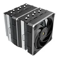 Montech METAL DT24 BASE CPU Air Cooler, 2x120mm PWM Fan, 1950rpm, 69 CFM, Aluminium Fins, Copper Heatpipes, Intel/AMD