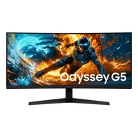 Samsung 34 Inch Odyssey G5 G55H Ultra WQHD 180Hz Gaming Monitor