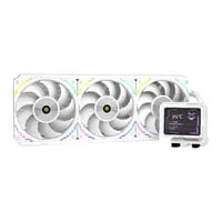 Valkyrie V360 LCD AIO Hydro CPU Cooler, White, 3 x 120mm S12 fans, 3.5" IPS LCD, Intel / AMD