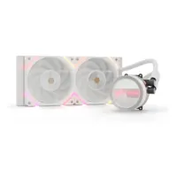 Valkyrie Dragonfang 240 ARGB Intel/AMD AIO Liquid CPU Cooler - White