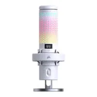 CORSAIR VOXARA USB Gaming Microphone, White, 25mm Condenser Capsule, Cardioid Pattern, 32-bit / 192kHz, USB Type C