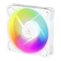 140mm Arctic P14 Pro Reverse ARGB PWM Fan, White, 5 Reverse Blades, 2650RPM, 98CFM, FD Bearing, 4-pin PWM
