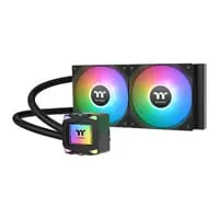 Thermaltake LA240 ARGB Sync AIO Hydro CPU Cooler, Black, 2x120mm PWM ARGB Fans, Intel/AMD