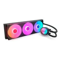 NZXT Kraken Core 360 RGB AIO Cooler, F360 RGB Core Fan, 2.7" LED Screen, Aluminium Radiator, Black