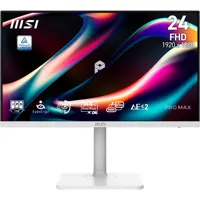 24" MSI PRO MAX 241PHW E14 Monitor, IPS, 1920x1080, 144Hz, Adaptive-Sync, 1ms, 1000:1, HDMI 2.0b / DP 1.2a / USB