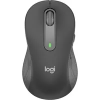 Logitech Signature M650 Left Handed Mouse - Bluetooth/Radio Frequency - USB - Optical - 5 Button(s) - 5 Programmable Button(s) - Graphite