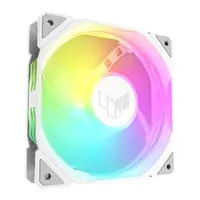 120mm TUF Gaming TR120 ARGB Single Fan, White, 7 Blade, Hydraulic Bearing, Upto 2000RPM, 77.4CFM, 29dBA, PWM