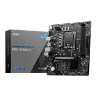 MSI PRO H610M-E, Intel H610, LGA 1700, DDR5, PCIe 4.0, 1x M.2, Gigabit LAN, USB 3.2 Gen1, Intel XMP, mATX