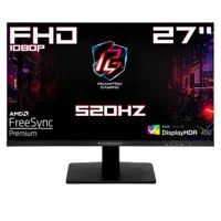 ASRock PG27FFX1B 27” FHD, IPS, 520Hz, 1ms, sRGB 123%, FreeSync Premium, VESA HDR 400 Gaming Monitor