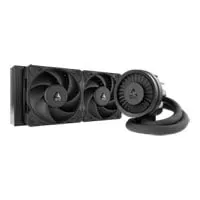 Arctic Liquid Freezer III Pro 240 AIO Hydro CPU Cooler, Black, 2x120mm P12 Pro, 60mm VRM Fan, Intel/AMD