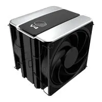 Cooler Master V4 ALPHA 3DHP Black CPU Air Cooler, 2x 120mm Mobius PWM Fans, Single Tower, 2x Copper Heatpipes, Intel/AMD
