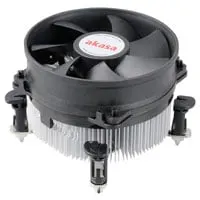 Akasa AK-CC7108EP01 CPU Cooler, 1x 92mm Fan, 600-3000RPM, 4-Pin PWM, Aluminium Fins/Heatsink, Intel Only 77W