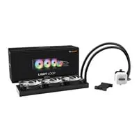 be quiet! Light Loop 360mm AIO Cooler, 3x 120mm ARGB PWM Fans, 360mm Aluminium Radiator, Intel/AMD, Black