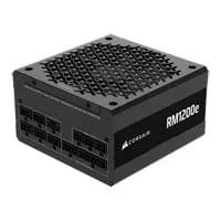1200W CORSAIR RM1200e PSU, Black, Fully Modular, Cybernetics Platinum, Single Rail, 100A, 140mm FDB Fan, ATX 3.1