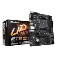 GIGABYTE A520M S2H Motherboard - Supports AMD Ryzen 5000 Series AM4 CP