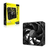 120mm CORSAIR iCUE LINK RX120 MAX Fan, Black, 7 Blade, PWM, 71.6 CFM, Magnetic Dome Bearing, Single Fan Expansion Kit