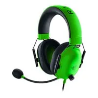 Razer BlackShark V2 X Gaming Headset, Green, Cardioid Mic, 50mm TriForce Drivers, Memory Foam Cushions, 3.5mm