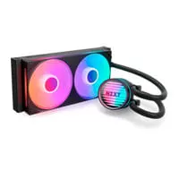 NZXT Kraken Core 240 RGB AIO Cooler, F240 RGB Core Fan, 2.7" LED Pump Cover, Aluminium Radiator, Black