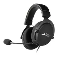 CHERRY XTRFY H2 Headset, Black, Aluminium Frame, 53mm Drivers, 3.5mm, Y Adapter, PC, Mac, Xbox One, PS4, Mobile, VR