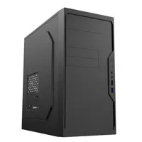 CiT Work Micro-ATX Mid-Tower PC Case – Black – CITWORK