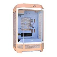 Thermaltake The Tower 300, Peach Fuzz, Micro Tower Chassis w/ Tempered Glass Window, 2x 140mm Fans, mITX/mATX